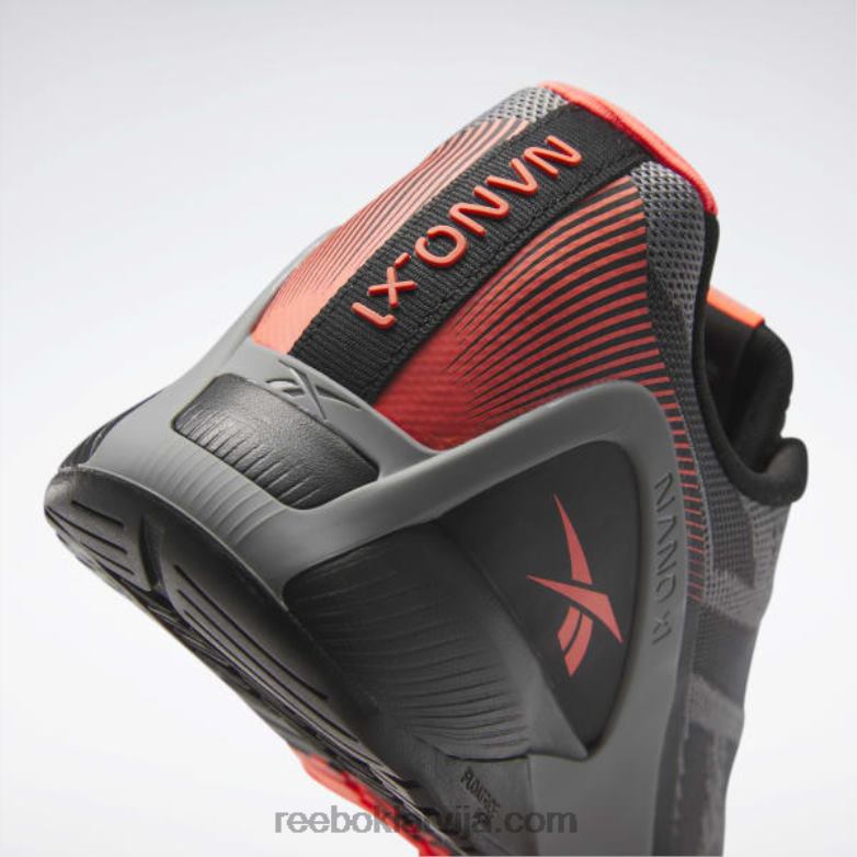 nano x1 vīriešu treniņa apavi0T4641044 Reebok kodols melns/tīri pelēks 5/oranžs uzliesmojums