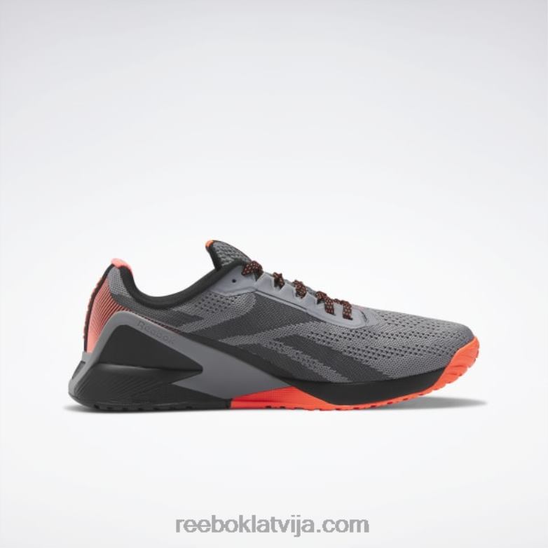 nano x1 vīriešu treniņa apavi0T4641044 Reebok kodols melns/tīri pelēks 5/oranžs uzliesmojums