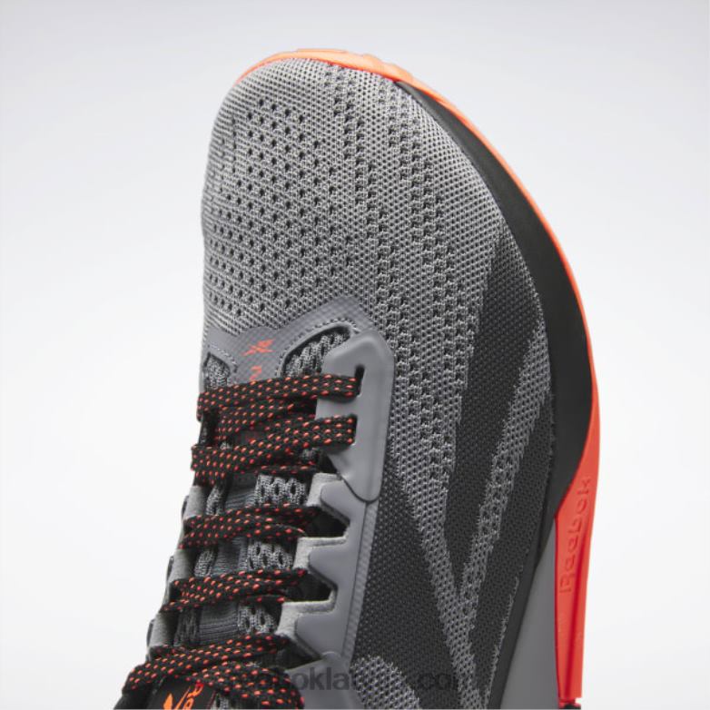 nano x1 vīriešu treniņa apavi0T4641044 Reebok kodols melns/tīri pelēks 5/oranžs uzliesmojums
