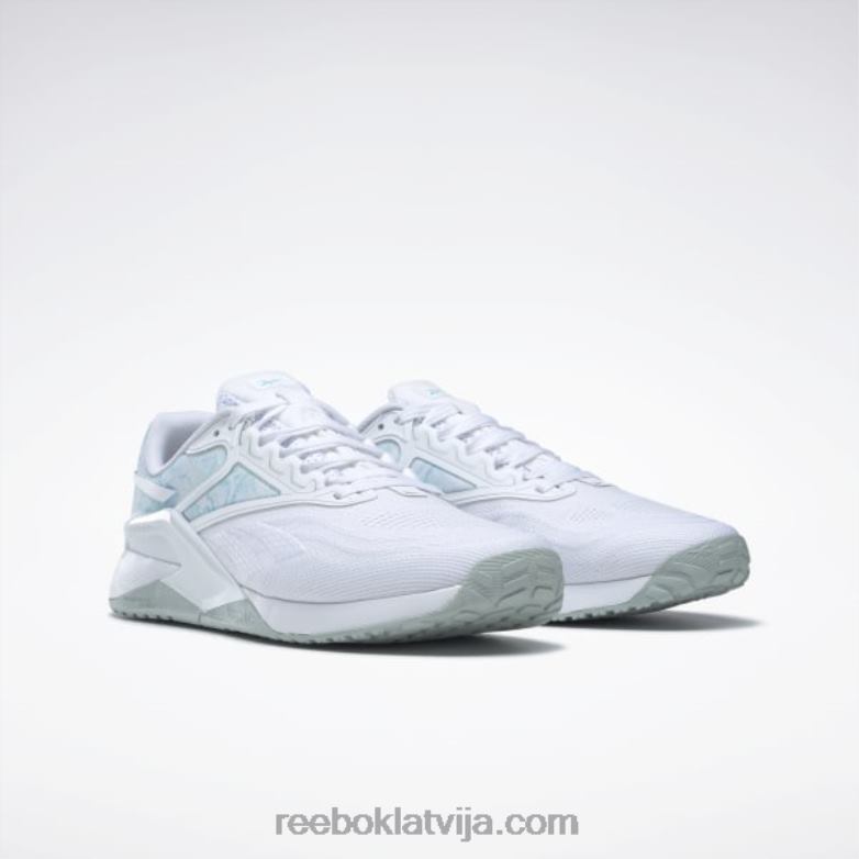 nano x2 sieviešu treniņa apavi0T464180 Reebok ftwr balts/jūras pelēks/mājiens piparmētra
