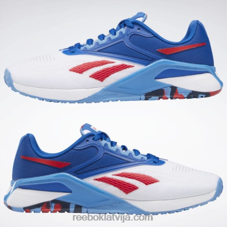 nano x2 sieviešu treniņa apavi0T464241 Reebok vektors zils/ftwr balts/vektors sarkans