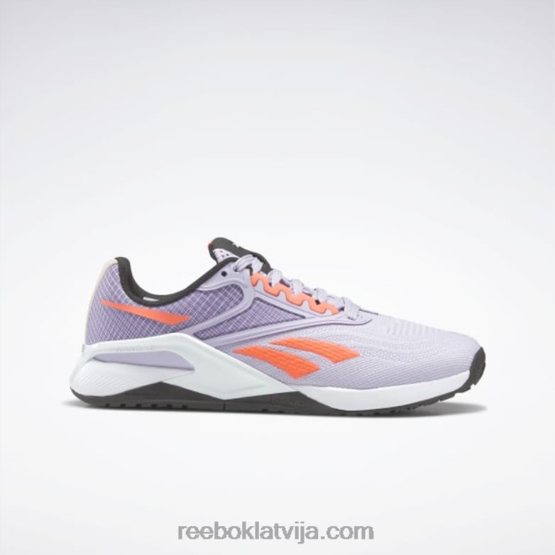 nano x2 sieviešu treniņa apavi0T46443 Reebok violeta oāze/oranžs uzliesmojums/melns kodols