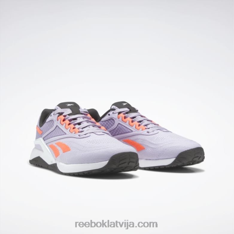 nano x2 sieviešu treniņa apavi0T46443 Reebok violeta oāze/oranžs uzliesmojums/melns kodols