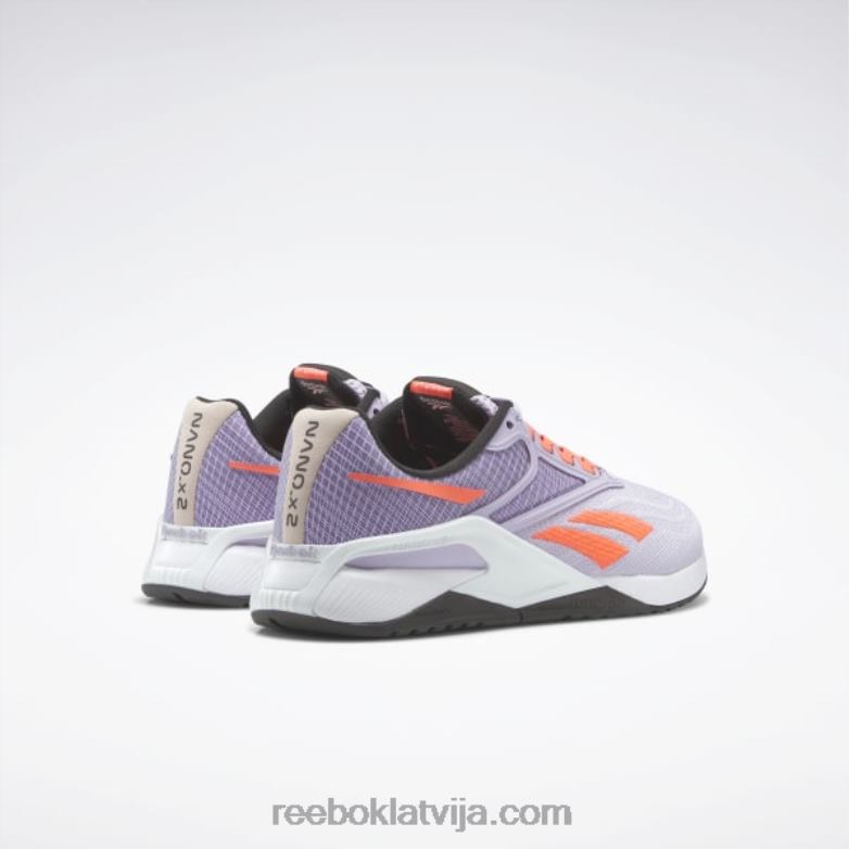 nano x2 sieviešu treniņa apavi0T46443 Reebok violeta oāze/oranžs uzliesmojums/melns kodols