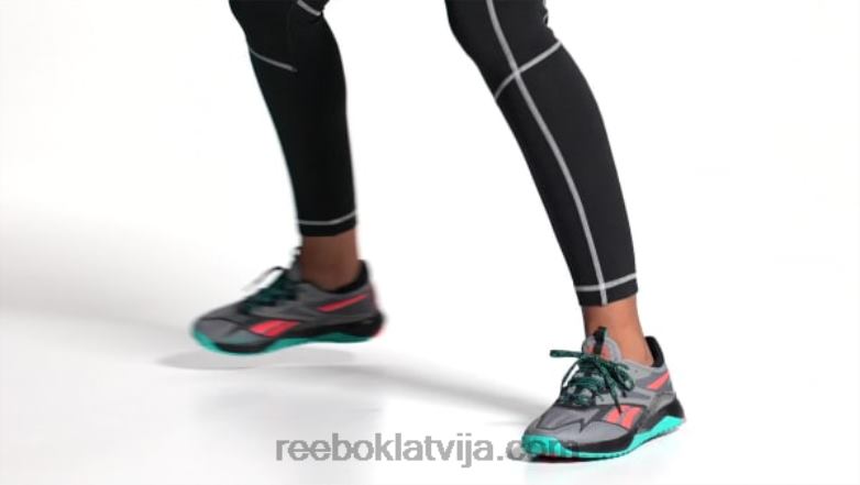 nano x2 tr piedzīvojumu sieviešu treniņu apavi0T464101 Reebok tīri pelēka 5/core melna/klasiska zilganzaļa
