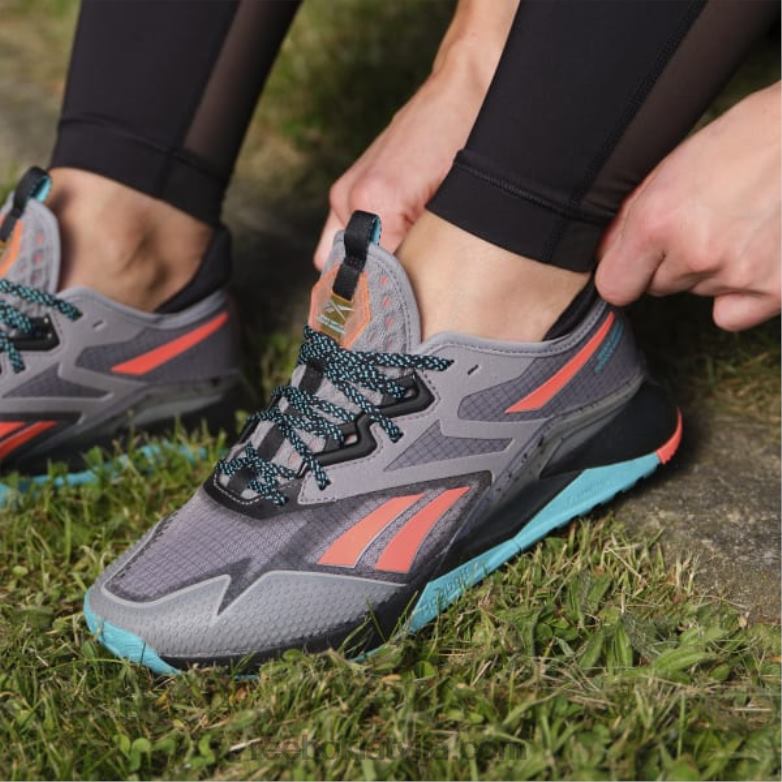 nano x2 tr piedzīvojumu sieviešu treniņu apavi0T464101 Reebok tīri pelēka 5/core melna/klasiska zilganzaļa