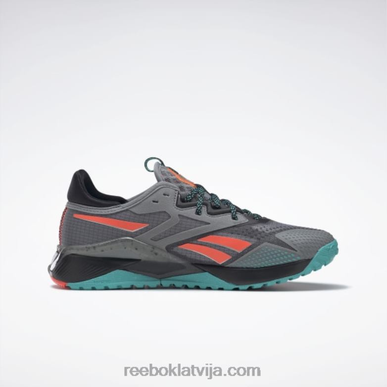 nano x2 tr piedzīvojumu sieviešu treniņu apavi0T464101 Reebok tīri pelēka 5/core melna/klasiska zilganzaļa