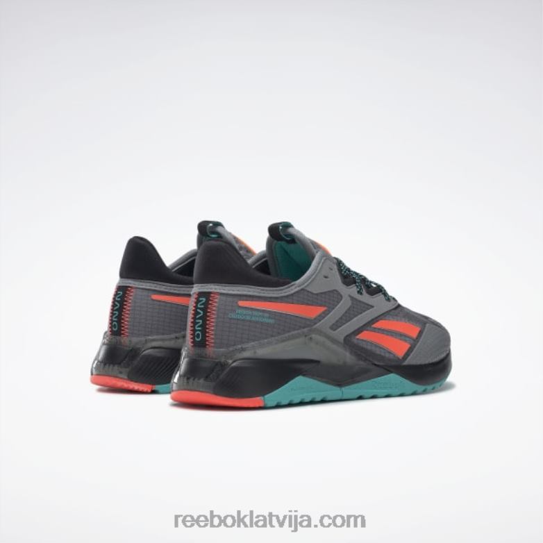 nano x2 tr piedzīvojumu sieviešu treniņu apavi0T464101 Reebok tīri pelēka 5/core melna/klasiska zilganzaļa