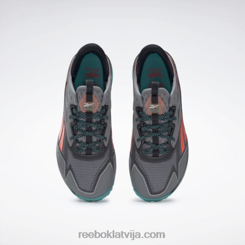 nano x2 tr piedzīvojumu sieviešu treniņu apavi0T464101 Reebok tīri pelēka 5/core melna/klasiska zilganzaļa