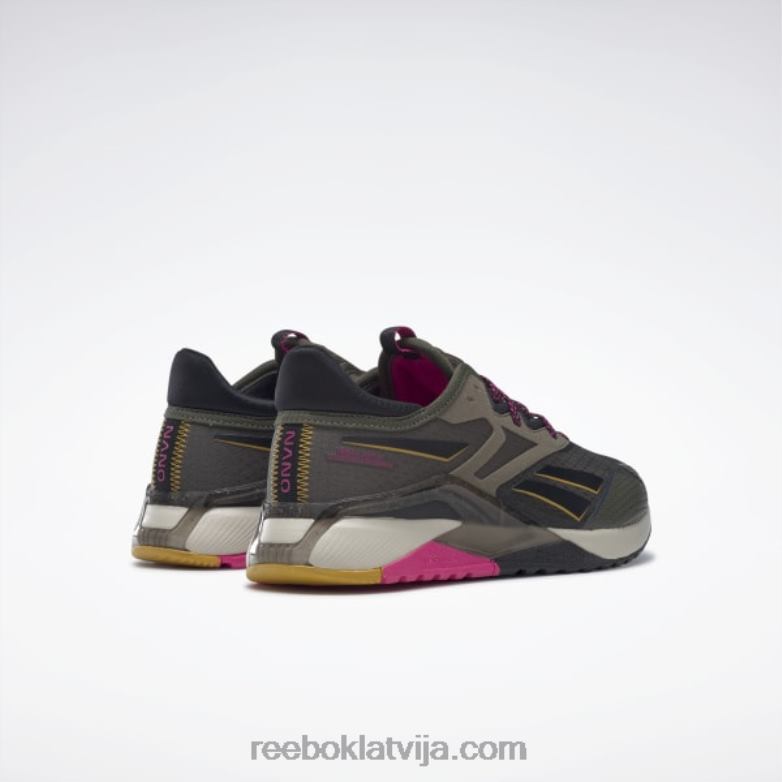 nano x2 tr piedzīvojumu sieviešu treniņu apavi0T464162 Reebok armija zaļš/core melns/lepni rozā
