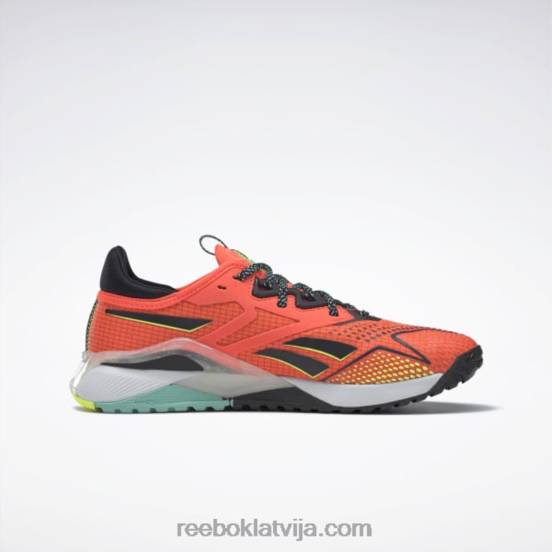 nano x2 tr piedzīvojumu sieviešu treniņu apavi0T464248 Reebok oranžs uzliesmojums / kodols melns / saules skābes dzeltena