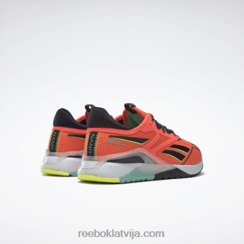 nano x2 tr piedzīvojumu sieviešu treniņu apavi0T464248 Reebok oranžs uzliesmojums / kodols melns / saules skābes dzeltena