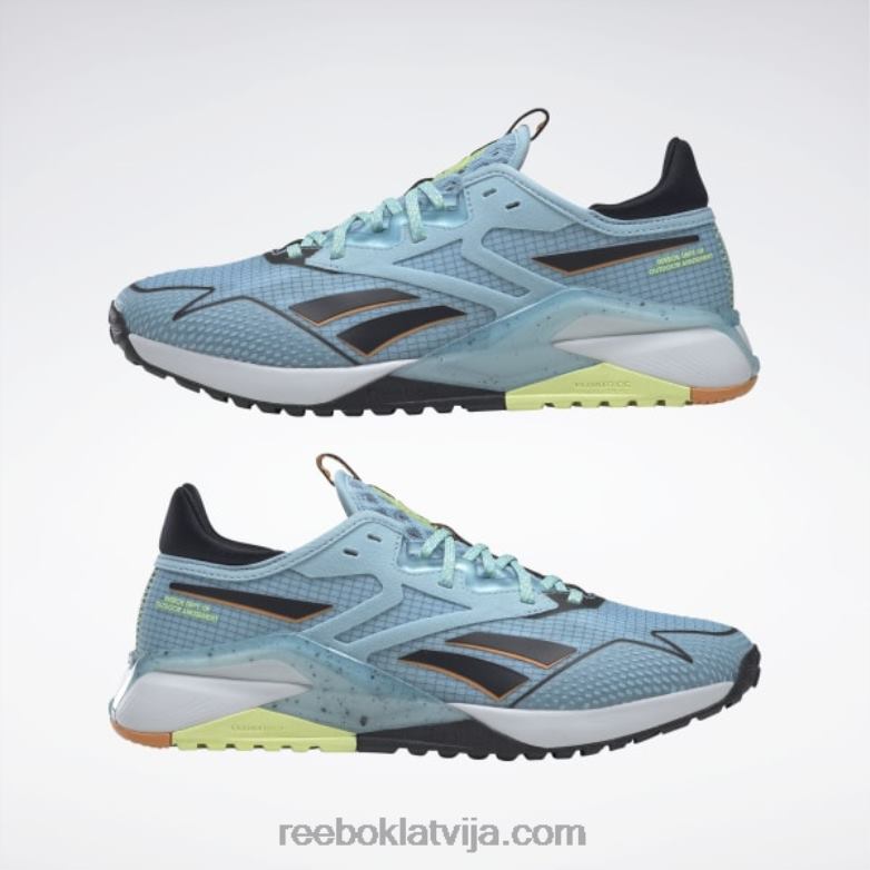 nano x2 tr piedzīvojumu sieviešu treniņu apavi0T464373 Reebok zila pērle/auksti pelēka/melna kodols