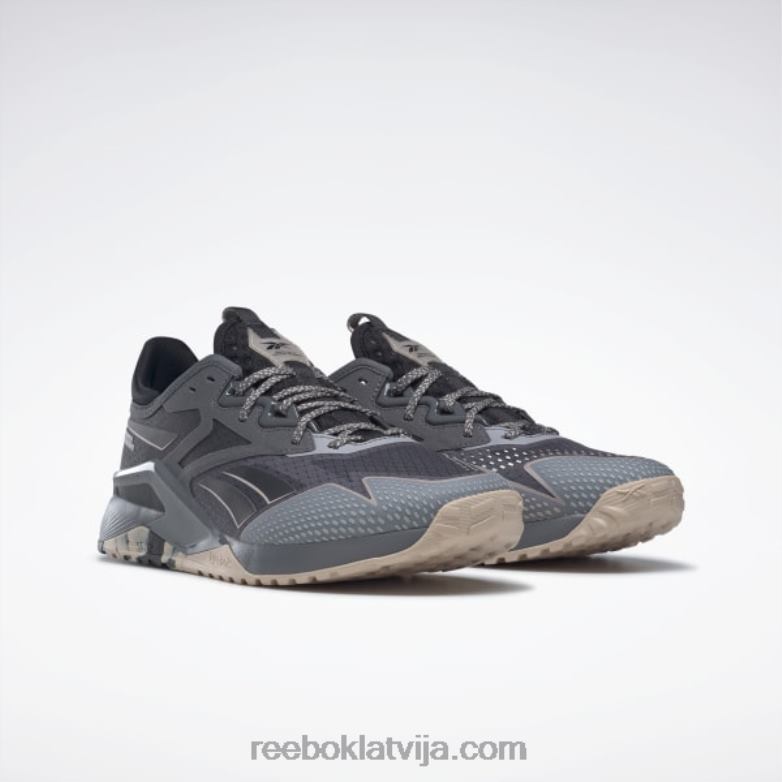nano x2 tr piedzīvojumu vīriešu treniņa apavi0T4641049 Reebok tīri pelēks 6/core melns/mīksts ekrū