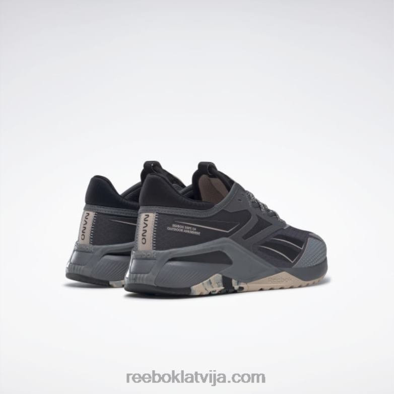 nano x2 tr piedzīvojumu vīriešu treniņa apavi0T4641049 Reebok tīri pelēks 6/core melns/mīksts ekrū