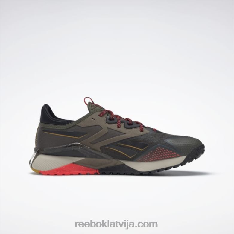 nano x2 tr piedzīvojumu vīriešu treniņa apavi0T4641054 Reebok armija zaļš/core melns/neona ķirsis