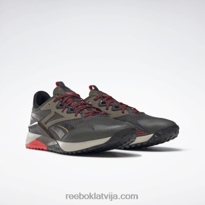 nano x2 tr piedzīvojumu vīriešu treniņa apavi0T4641054 Reebok armija zaļš/core melns/neona ķirsis