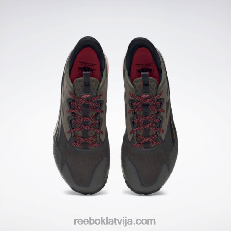 nano x2 tr piedzīvojumu vīriešu treniņa apavi0T4641054 Reebok armija zaļš/core melns/neona ķirsis