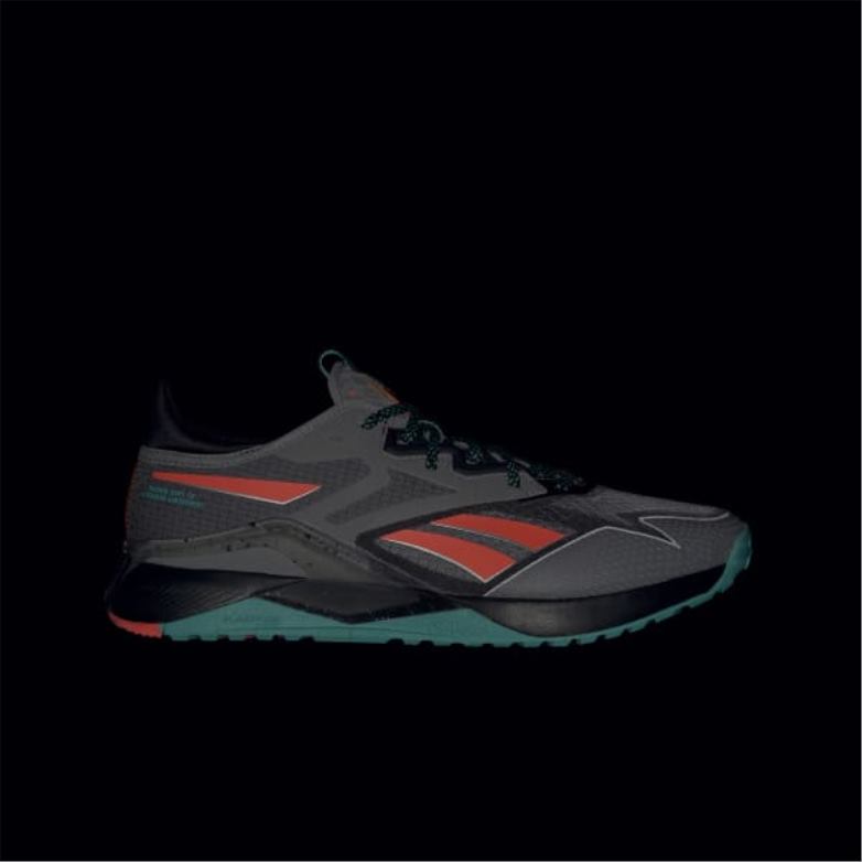 nano x2 tr piedzīvojumu vīriešu treniņa apavi0T4641063 Reebok tīri pelēka 5/core melna/klasiska zilganzaļa