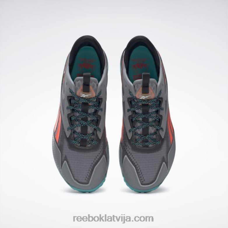 nano x2 tr piedzīvojumu vīriešu treniņa apavi0T4641063 Reebok tīri pelēka 5/core melna/klasiska zilganzaļa