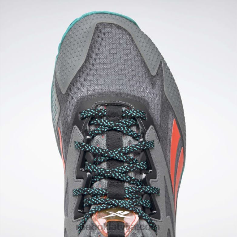 nano x2 tr piedzīvojumu vīriešu treniņa apavi0T4641063 Reebok tīri pelēka 5/core melna/klasiska zilganzaļa