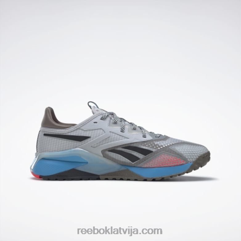 nano x2 tr piedzīvojumu vīriešu treniņa apavi0T4641107 Reebok pure gray 2/trek grey/radiant aqua