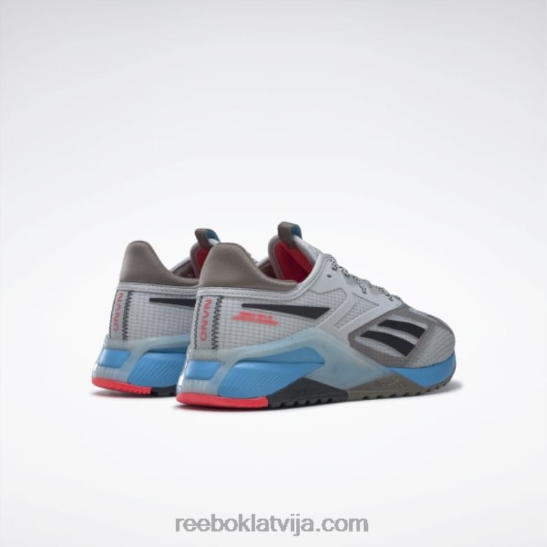 nano x2 tr piedzīvojumu vīriešu treniņa apavi0T4641107 Reebok pure gray 2/trek grey/radiant aqua