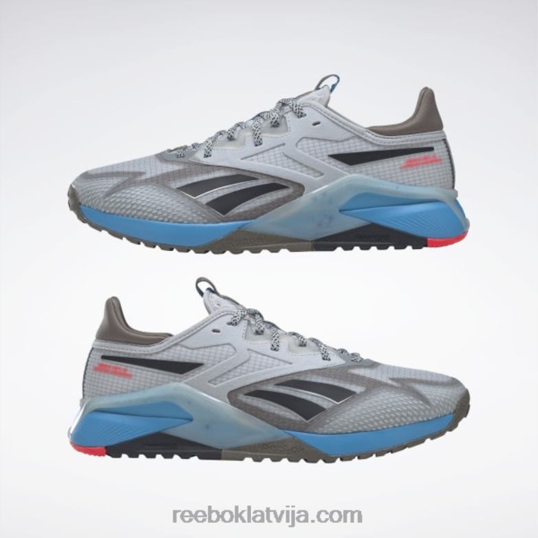 nano x2 tr piedzīvojumu vīriešu treniņa apavi0T4641107 Reebok pure gray 2/trek grey/radiant aqua