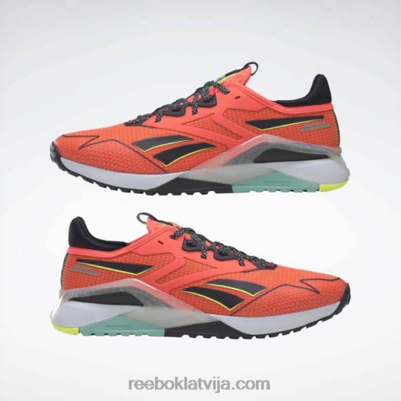 nano x2 tr piedzīvojumu vīriešu treniņa apavi0T4641116 Reebok oranžs uzliesmojums / kodols melns / saules skābes dzeltena