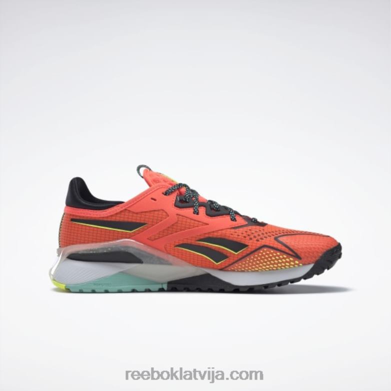 nano x2 tr piedzīvojumu vīriešu treniņa apavi0T4641116 Reebok oranžs uzliesmojums / kodols melns / saules skābes dzeltena