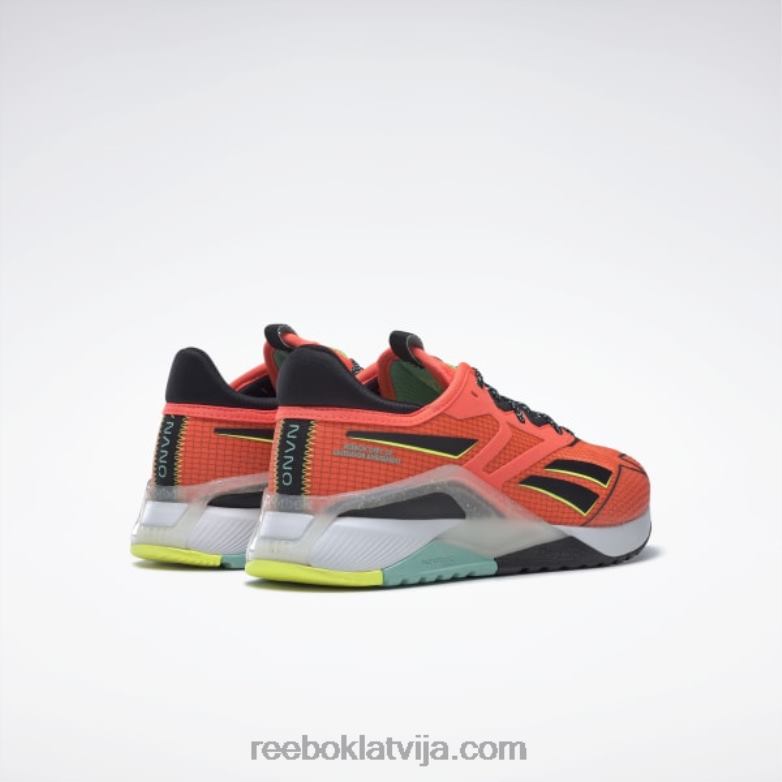 nano x2 tr piedzīvojumu vīriešu treniņa apavi0T4641116 Reebok oranžs uzliesmojums / kodols melns / saules skābes dzeltena