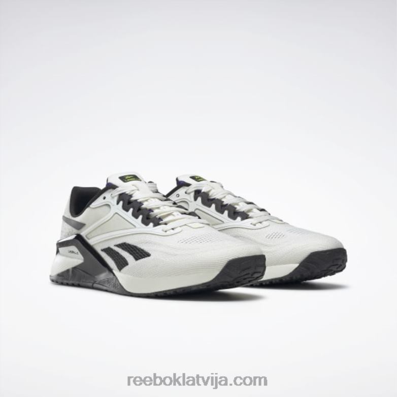 nano x2 vīriešu treniņa apavi les mills0T4641090 Reebok krīts / serde melns / trekns violets