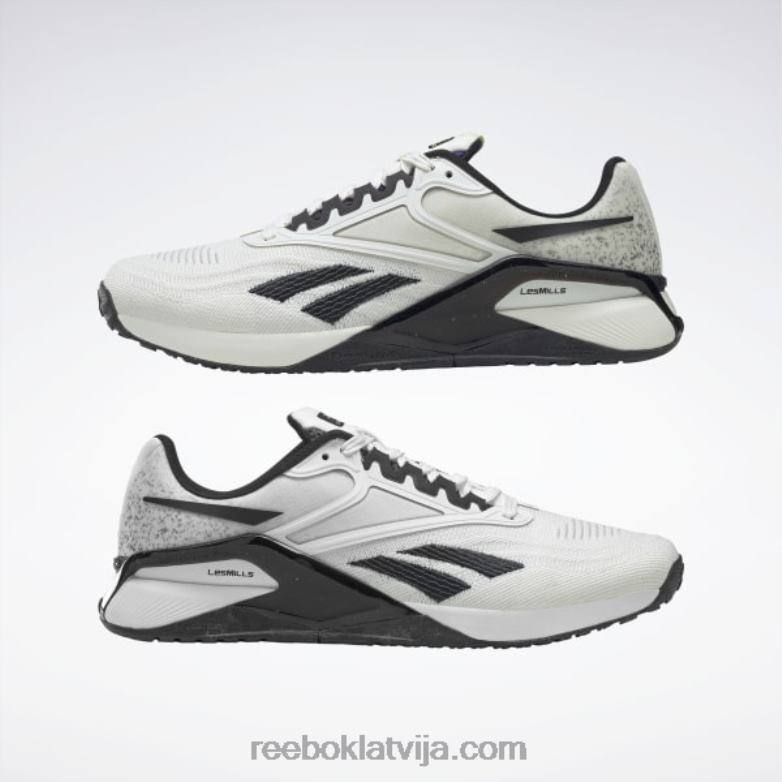 nano x2 vīriešu treniņa apavi les mills0T4641090 Reebok krīts / serde melns / trekns violets