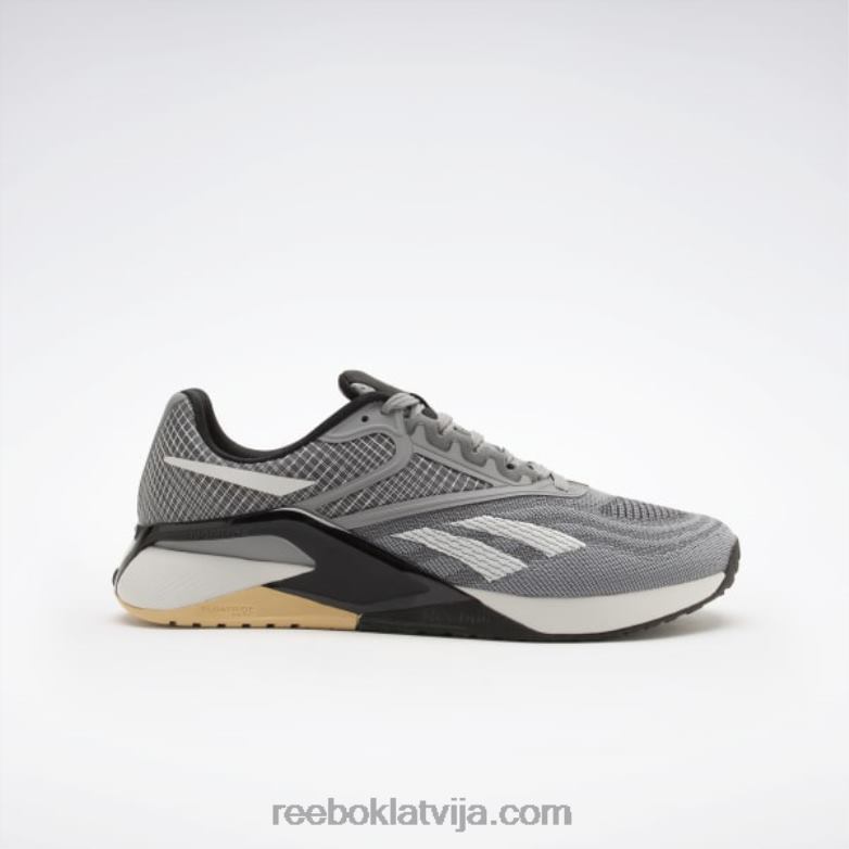 nano x2 vīriešu treniņa apavi0T4641022 Reebok tīri pelēks 5/core melns/tīri pelēks 2