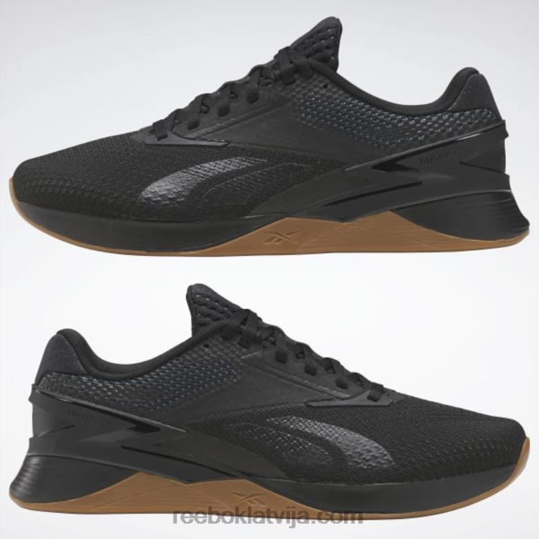 nano x3 apavi0T46424 Reebok kodols melns/tīri pelēks 7/reebok lee 3
