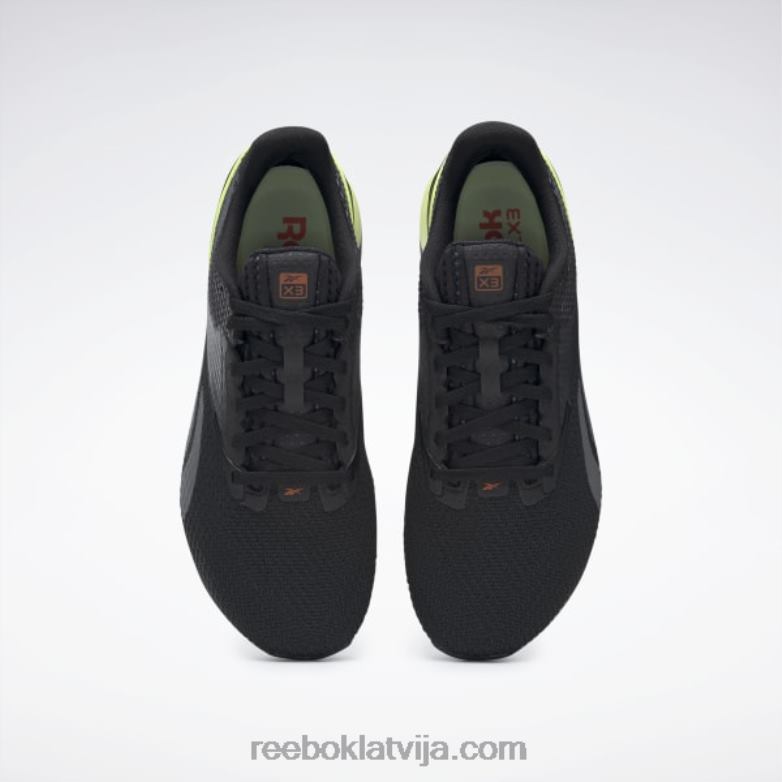 nano x3 apavi0T46435 Reebok kodols melns/enerģisks mirdzums/smash orange s23-r
