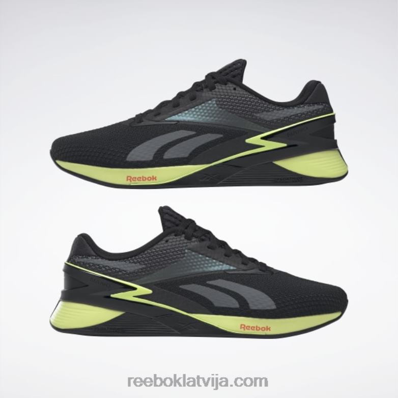 nano x3 apavi0T46435 Reebok kodols melns/enerģisks mirdzums/smash orange s23-r