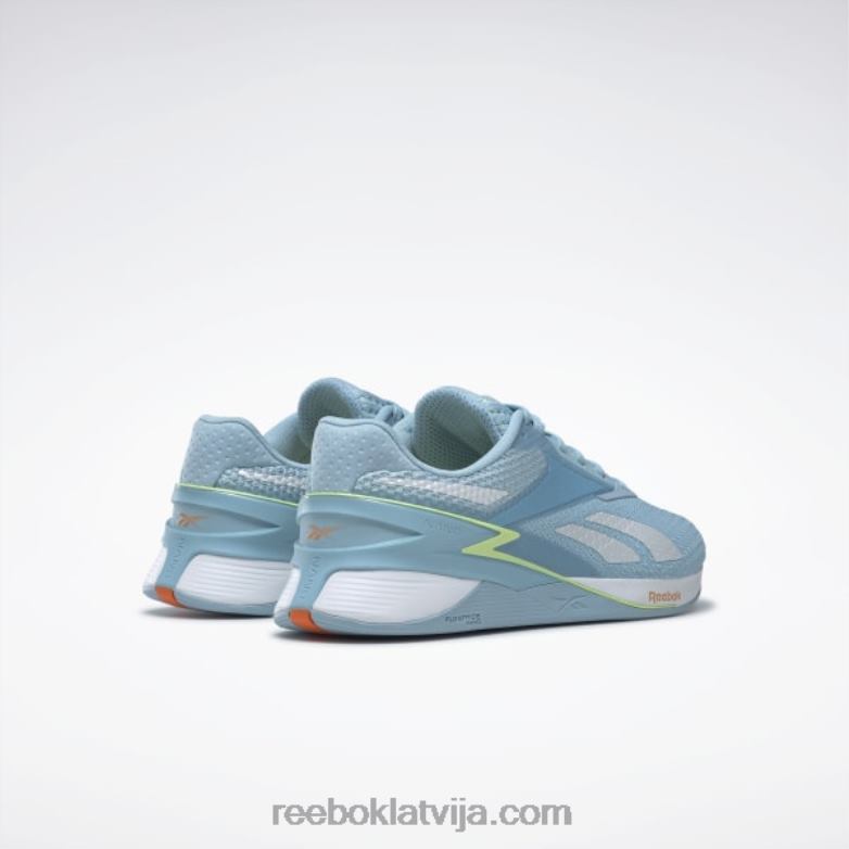 nano x3 sieviešu apavi0T464113 Reebok zila pērle/enerģijas mirdzums/persiku pūciņš s23-r