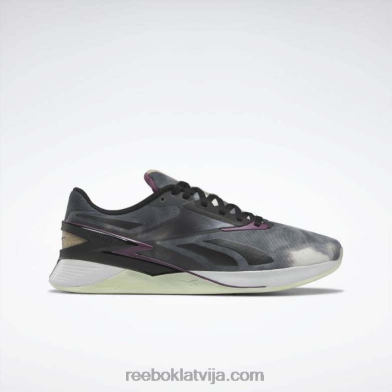 nano x3 treniņu apavi0T464564 Reebok serde melna/mazgāta plūme f17-r/vētras svelme