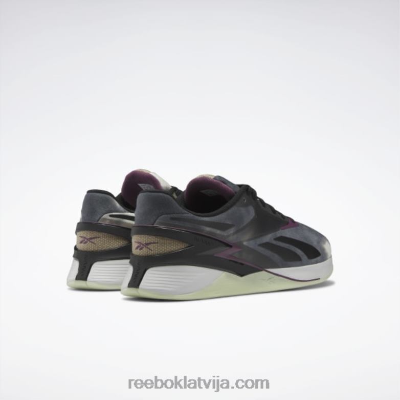 nano x3 treniņu apavi0T464564 Reebok serde melna/mazgāta plūme f17-r/vētras svelme