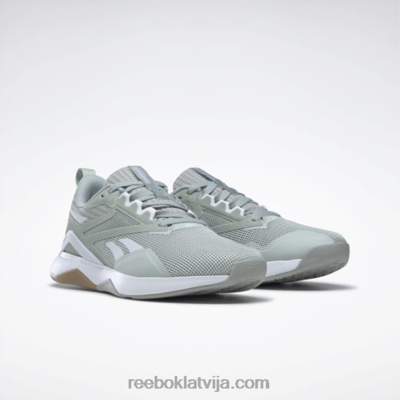 nanoflex tr 20 sieviešu treniņu apavi0T464152 Reebok jūras aerosols/ftwr balts