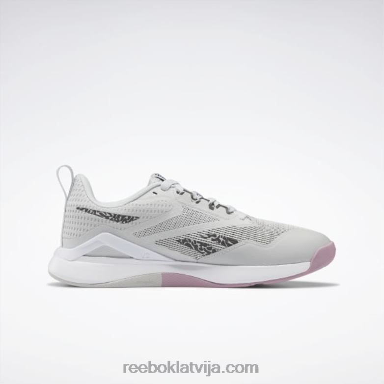 nanoflex tr 20 sieviešu treniņu apavi0T464161 Reebok tīri pelēks 2/ftwr white/core black