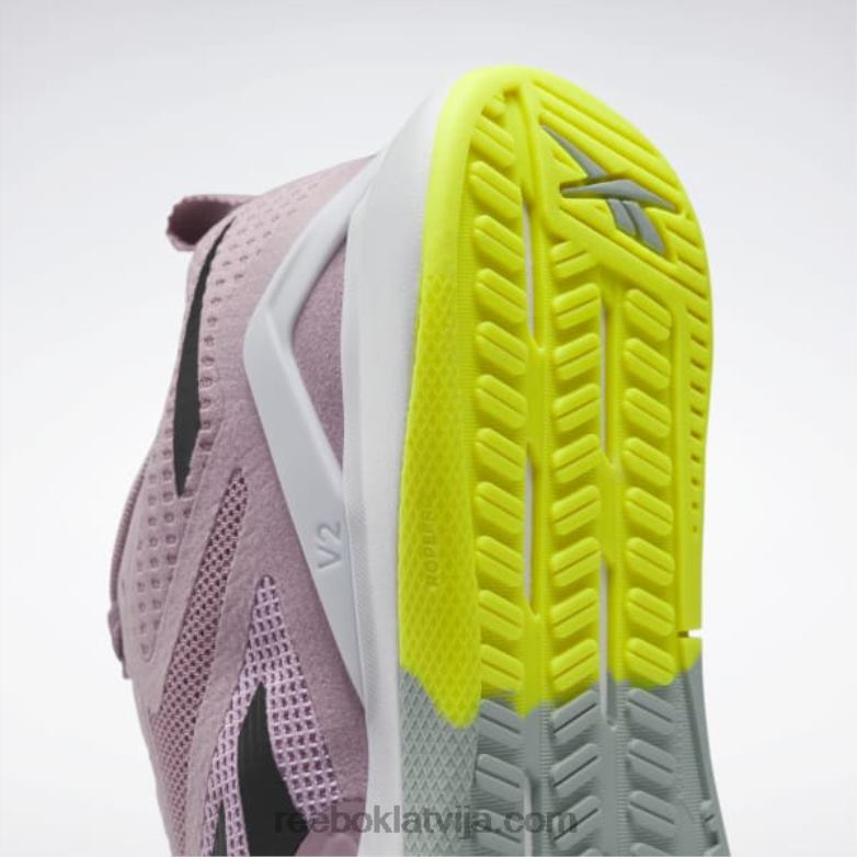 nanoflex tr 20 sieviešu treniņu apavi0T464196 Reebok infūzijas ceriņi / serdes melns / piejūras pelēks