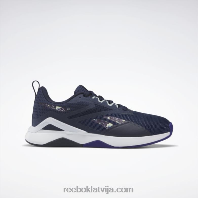 nanoflex tr 20 sieviešu treniņu apavi0T464202 Reebok vektors flotes/bold purpurs/piejūras pelēks