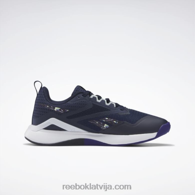 nanoflex tr 20 sieviešu treniņu apavi0T464202 Reebok vektors flotes/bold purpurs/piejūras pelēks