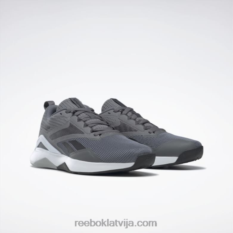 nanoflex tr 20 vīriešu treniņu apavi0T4641088 Reebok tīri pelēks 6/core melns/tīri pelēks 3