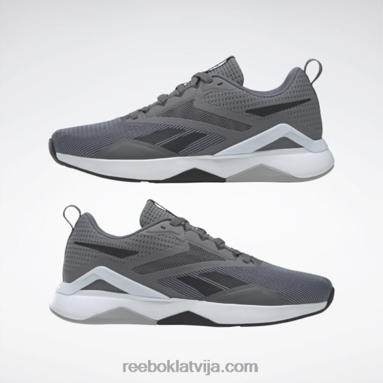 nanoflex tr 20 vīriešu treniņu apavi0T4641088 Reebok tīri pelēks 6/core melns/tīri pelēks 3