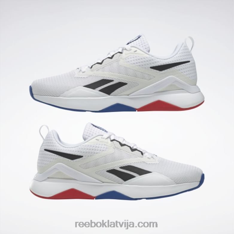 nanoflex tr 20 vīriešu treniņu apavi0T4641139 Reebok ftwr balts/auksti pelēks 6/core black
