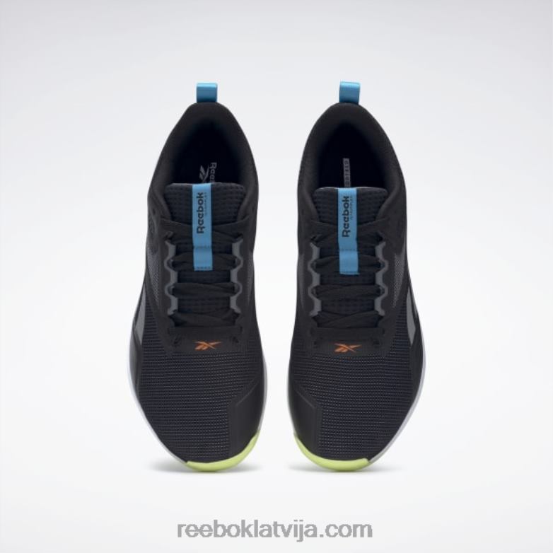 nanoflex tr 20 vīriešu treniņu apavi0T4641199 Reebok kodols melns/tīri pelēks 6/smash orange s23-r