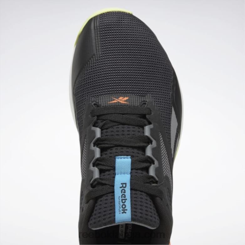 nanoflex tr 20 vīriešu treniņu apavi0T4641199 Reebok kodols melns/tīri pelēks 6/smash orange s23-r